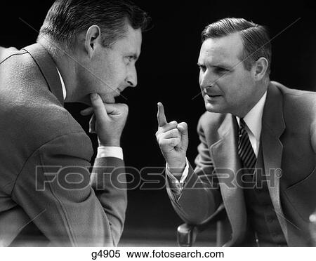 1930S Special Effect Of Man Talking And Arguing With Himself View Large Photo Image Stock Photography - 1930S Special Effect Of Man Talking And Arguing With Himself. Fotosearch