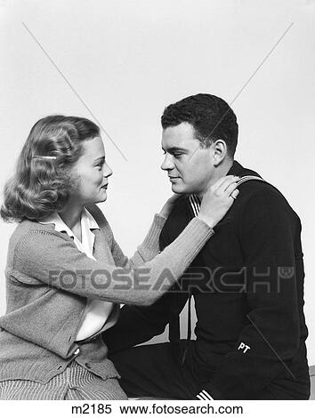 1940S Couple Woman Man Sailor Embracing View Large Photo Image Stock Photography - 1940S Couple Woman Man Sailor Embracing. Fotosearch