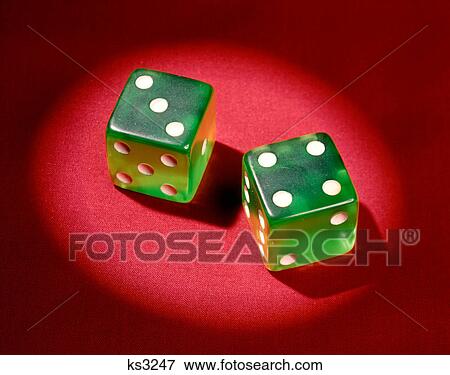 1960S Lucky 7 Green Dice Showing Number 4 Four And 3 Three Symbolic Winner View Large Photo Image Stock Photo - 1960S Lucky 7 Green Dice Showing Number 4 Four And 3 Three Symbolic Winner. Fotosearch