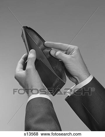 1960S Male Hands Opening An Empty Wallet View Large Photo Image Stock Photo - 1960S Male Hands Opening An Empty Wallet. Fotosearch