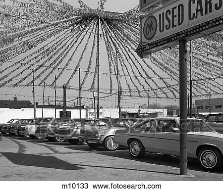 1970S Cars For Sale In Outdoor Ok Used Car Lot View Large Photo Image Stock Image - 1970S Cars For Sale In Outdoor Ok Used Car Lot. Fotosearch