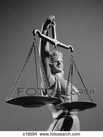 1970S Statue Of Blind Justice Holding Scales View Large Photo Image Picture - 1970S Statue Of Blind Justice Holding Scales. Fotosearch