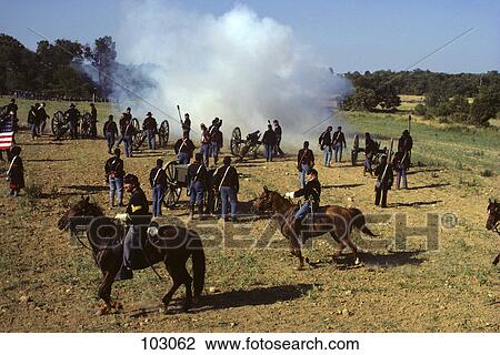 1980S American Cvil War Reenactment 1863 Battle Of Gettysburg Pennsylvania Usa Soldiers Cavalry And Artillery View Large Photo Image Stock Image - 1980S American Cvil War Reenactment 1863 Battle Of Gettysburg Pennsylvania Usa Soldiers Cavalry And Artillery . Fotosearch