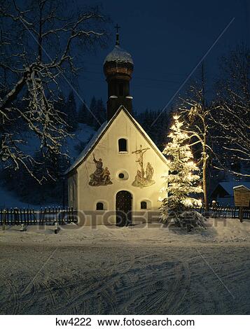 1980S Chapel In Klais Bavaria Germany View Large Photo Image Stock Image - 1980S Chapel In Klais Bavaria Germany . Fotosearch