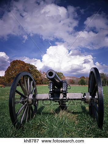 1980S Civil War Cannon Pea Ridge National Military Park Pea Ridge Arkansas Usa View Large Photo Image Stock Photo - 1980S Civil War Cannon Pea Ridge National Military Park Pea Ridge Arkansas Usa. Fotosearch