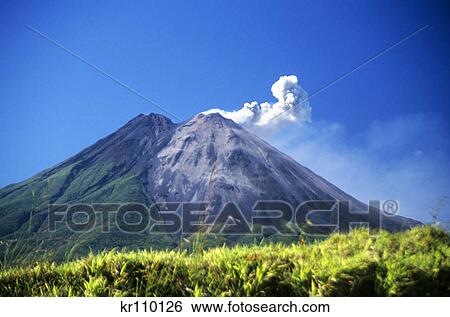 1990S Mount Arenal Volcano Costa Rica View Large Photo Image Stock Photograph - 1990S Mount Arenal Volcano Costa Rica. Fotosearch
