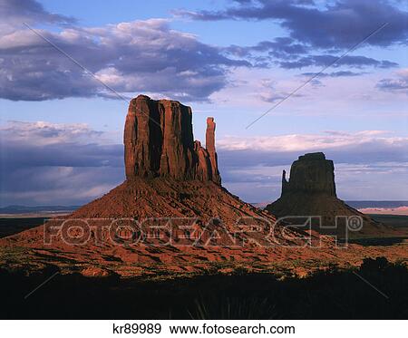 1990S The Mittens Monument Valley Arizona Usa View Large Photo Image Stock Photo - 1990S The Mittens Monument Valley Arizona Usa. Fotosearch