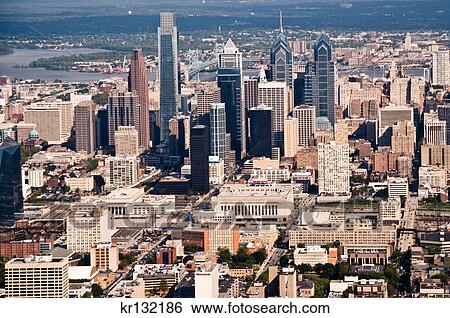 2000S 2009 Aerial View Of Philadelphia View Large Photo Image Stock Photograph - 2000S 2009 Aerial View Of Philadelphia. Fotosearch