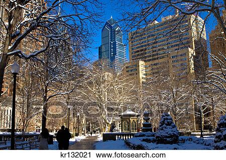 2000S 2009 Two Liberty Place From Snowy Winter Rittenhouse Square Park Philadelphia Pennyslvania View Large Photo Image Stock Image - 2000S 2009 Two Liberty Place From Snowy Winter Rittenhouse Square Park Philadelphia Pennyslvania. Fotosearch