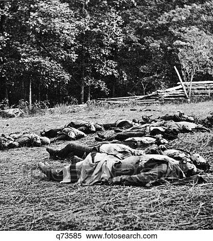 1800S 1860S July 1863 Mathew Brady Photo Dead Of The Michigan Infantry Regiment On The Battlefield Of Gettysburg Pa Photo By Brady Asst. Tim O'Sullivan View Large Photo Image Stock Photography - 1800S 1860S July 1863 Mathew Brady Photo Dead Of The Michigan Infantry Regiment On The Battlefield Of Gettysburg Pa Photo By Brady Asst. Tim O'Sullivan. Fotosearch