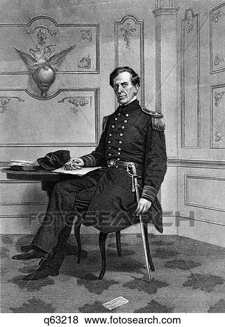 1800S 1860S Portrait Of Captain Charles Wilkes Of The Uss San Jacinto Stopped British Ship Trent And Seized Two Csa Confederates James Mason John Slidell View Large Photo Image Stock Photo - 1800S 1860S Portrait Of Captain Charles Wilkes Of The Uss San Jacinto Stopped British Ship Trent And Seized Two Csa Confederates James Mason John Slidell. Fotosearch