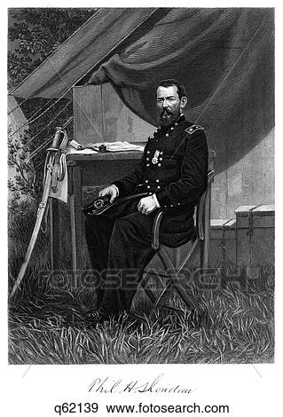 1800S 1860S Portrait Philip Sheridan Union General During American Civil War Image Circa 1866 Reconstruction Era View Large Photo Image Stock Photo - 1800S 1860S Portrait Philip Sheridan Union General During American Civil War Image Circa 1866 Reconstruction Era . Fotosearch