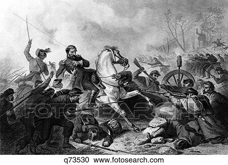 1860S August 10, 1861 Battle Of Wilson'S Creek Missouri Death Of General Nathaniel Lyon First Union General Killed View Large Photo Image Stock Image - 1860S August 10, 1861 Battle Of Wilson'S Creek Missouri Death Of General Nathaniel Lyon First Union General Killed . Fotosearch