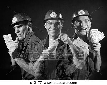 1950S 1960S Graphic Effect Triple Exposure Showing Man Hardhat Worker Reading Pay Envelope Opening It Showing Cash Smiling View Large Photo Image Stock Photo - 1950S 1960S Graphic Effect Triple Exposure Showing Man Hardhat Worker Reading Pay Envelope Opening It Showing Cash Smiling. Fotosearch