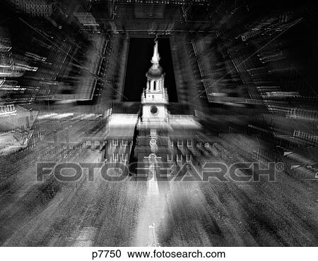 1980S Aerial Of Independence Hall & Mall With Streaked Sunburst Effect View Large Photo Image Stock Image - 1980S Aerial Of Independence Hall & Mall With Streaked Sunburst Effect. Fotosearch
