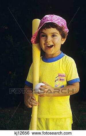 Boy In Pink Hat Holding Ball And Plastic Bat View Large Photo Image Stock Photograph - Boy In Pink Hat Holding Ball And Plastic Bat . Fotosearch