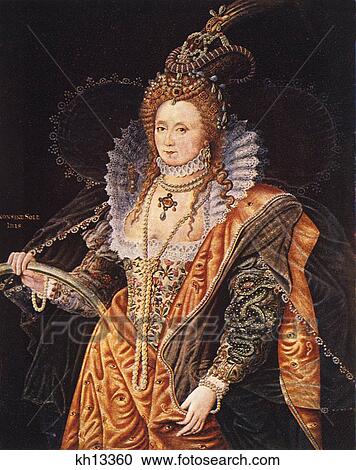 1500S 1600S Color Portrait Queen Elizabeth I From Painting By Zucchero At Hatfield House Painting Circa 1602 View Large Photo Image Stock Image - 1500S 1600S Color Portrait Queen Elizabeth I From Painting By Zucchero At Hatfield House Painting Circa 1602 . Fotosearch