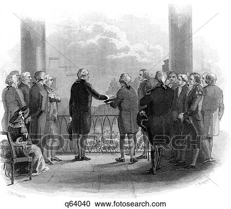 1700S 1789 Inauguration Of George Washington As First President Of United States Of America At Federal Hall New York City View Large Photo Image Stock Image - 1700S 1789 Inauguration Of George Washington As First President Of United States Of America At Federal Hall New York City. Fotosearch
