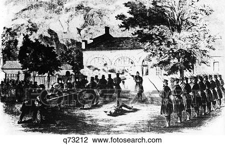 1800S 1850S October 1859 Colonel Robert E. Lee'S Marines Breaking Into Engine House Harper'S Ferry Wv Capturing John Brown View Large Photo Image Stock Image - 1800S 1850S October 1859 Colonel Robert E. Lee'S Marines Breaking Into Engine House Harper'S Ferry Wv Capturing John Brown. Fotosearch