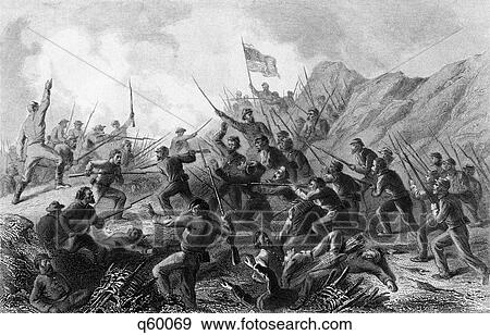 1800S 1860S American Civil War June 1863 Fight In The Crater During The Siege Of Vicksburg Mississippi Usa View Large Photo Image Stock Photo - 1800S 1860S American Civil War June 1863 Fight In The Crater During The Siege Of Vicksburg Mississippi Usa. Fotosearch