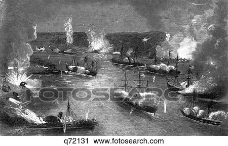 1800S 1860S April 24 1862 Naval Battle New Orleans American Civil War View Large Photo Image Stock Image - 1800S 1860S April 24 1862 Naval Battle New Orleans American Civil War . Fotosearch