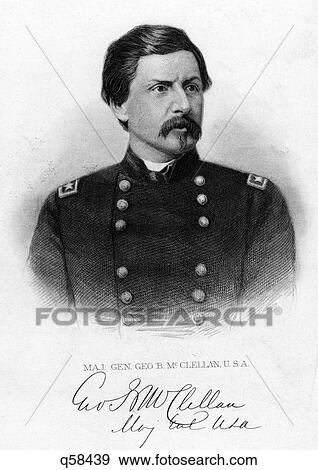 1800S 1860S Portrait Major Genral George Brinton Mcclellan Union General During American Civil War View Large Photo Image Stock Photo - 1800S 1860S Portrait Major Genral George Brinton Mcclellan Union General During American Civil War . Fotosearch