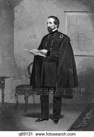 1800S 1860S Portrait William Starke Rosecrans Union General During The American Civil War View Large Photo Image Stock Image - 1800S 1860S Portrait William Starke Rosecrans Union General During The American Civil War . Fotosearch