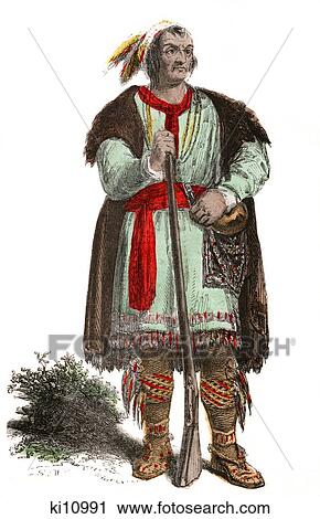 1800S Full Length Portrait Tecumseh Shawnee Indian Died During War Of 1812 View Large Photo Image Stock Image - 1800S Full Length Portrait Tecumseh Shawnee Indian Died During War Of 1812 . Fotosearch