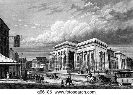 1800S The Tombs Hall Of Justice New York City Egyptian Mausoleum Style By John Haviland Built 1838 Destroyed 1902 View Large Photo Image Stock Photography - 1800S The Tombs Hall Of Justice New York City Egyptian Mausoleum Style By John Haviland Built 1838 Destroyed 1902. Fotosearch