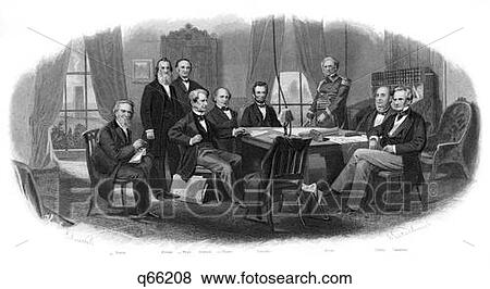 1860S 1800S Lincoln And His Cabinet With Lt. Gen. Scott From L. To R. Bates Welles Blair Seward Chase Lincoln Scott Smith Cameron View Large Photo Image Stock Photo - 1860S 1800S Lincoln And His Cabinet With Lt. Gen. Scott From L. To R. Bates Welles Blair Seward Chase Lincoln Scott Smith Cameron. Fotosearch