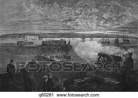 1870S 1879 Staten Island From Fort Hamilton Brooklyn Nyc Future Site Verrazano Narrows Bridge Illustration By Charles Graham View Large Photo Image Stock Image - 1870S 1879 Staten Island From Fort Hamilton Brooklyn Nyc Future Site Verrazano Narrows Bridge Illustration By Charles Graham. Fotosearch