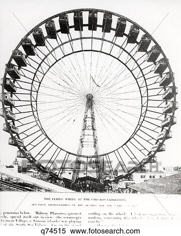 1890S 1893 Chicago Worlds Fair Ferris Wheel Columbian Exposition Chicago Illinois Usa View Large Photo Image Stock Photography - 1890S 1893 Chicago Worlds Fair Ferris Wheel Columbian Exposition Chicago Illinois Usa. Fotosearch