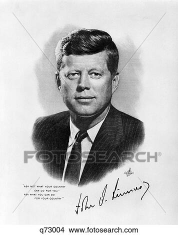 1960S Jfk Official White House Portrait John Fitzgerald Kennedy 35Th American President View Large Photo Image Picture - 1960S Jfk Official White House Portrait John Fitzgerald Kennedy 35Th American President. Fotosearch
