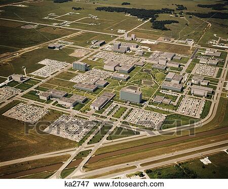 1970S Aerial View Of Nasa Compound Harris County Texas Usa View Large Photo Image Stock Photo - 1970S Aerial View Of Nasa Compound Harris County Texas Usa. Fotosearch