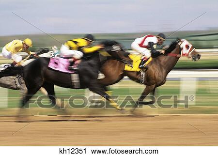 1990S Horse Race Blurred Motion View Large Photo Image Stock Image - 1990S Horse Race Blurred Motion. Fotosearch