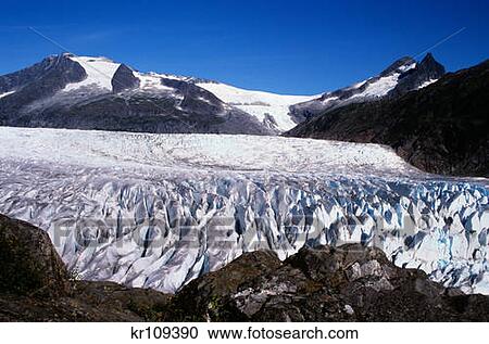 1990S Mendenhall Glacier In The Coast Range Near Juneau Alaska Usa View Large Photo Image Stock Image - 1990S Mendenhall Glacier In The Coast Range Near Juneau Alaska Usa. Fotosearch
