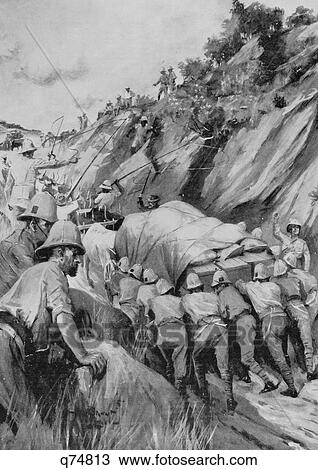 Illustration Transvaal War Boer War 1899-1900 British Fighting Against South African Boers Convoy Wagons Crossing Sand River View Large Photo Image Stock Image - Illustration Transvaal War Boer War 1899-1900 British Fighting Against South African Boers Convoy Wagons Crossing Sand River. Fotosearch