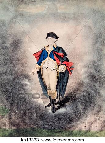 Lithograph Spirit Of The Union Ghostly George Washington With Poem Extolling Virtues Of The Union 1860S  View Large Photo Image Stock Image - Lithograph Spirit Of The Union Ghostly George Washington With Poem Extolling Virtues Of The Union 1860S . Fotosearch