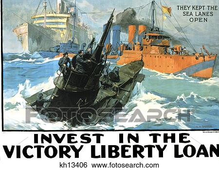 Stock Photograph - World War 1 Liberty Bond . Fotosearch