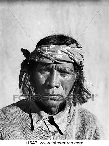 1930S Portrait Serious Native American Cacique Medicine Man San Ildefonso Pueblo New Mexico Usa View Large Photo Image Stock Photo - 1930S Portrait Serious Native American Cacique Medicine Man San Ildefonso Pueblo New Mexico Usa. Fotosearch