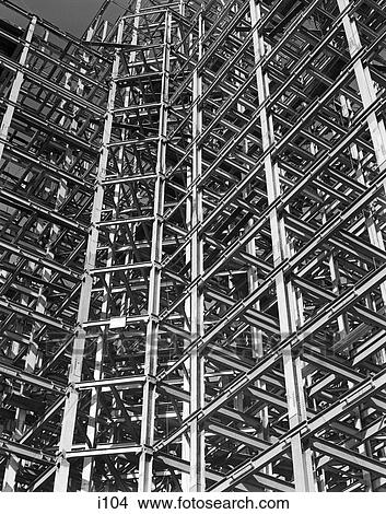 1930S Steel Girder Framework Of New Hospital Building View Large Photo Image Picture - 1930S Steel Girder Framework Of New Hospital Building. Fotosearch