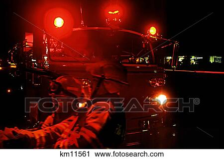 1990S Firefighter And Emt Working On Patient View Large Photo Image Stock Image - 1990S Firefighter And Emt Working On Patient . Fotosearch