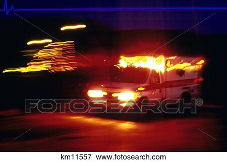Ambulance Blurred Motion Flashing Red Lights View Large Photo Image Stock Photo - Ambulance Blurred Motion Flashing Red Lights. Fotosearch