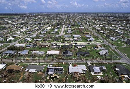 Damage Caused By Hurricane Andrew Homestead Florida August 1992 View Large Photo Image Stock Photo - Damage Caused By Hurricane Andrew Homestead Florida August 1992. Fotosearch