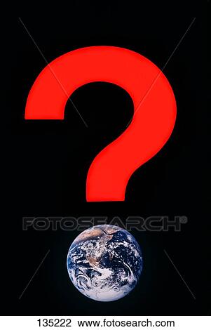 Earth In Question Mark View Large Photo Image Stock Image - Earth In Question Mark. Fotosearch