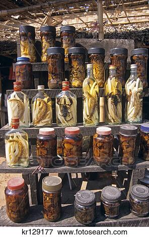 Myanmar Jars Of Traditional Herbal Medicine For Sale At Roadside Stand View Large Photo Image Stock Photo - Myanmar Jars Of Traditional Herbal Medicine For Sale At Roadside Stand . Fotosearch