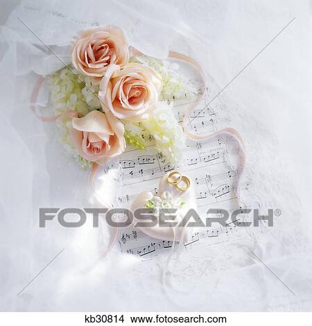 Wedding Still Life With Sheet Music View Large Photo Image Picture - Wedding Still Life With Sheet Music. Fotosearch