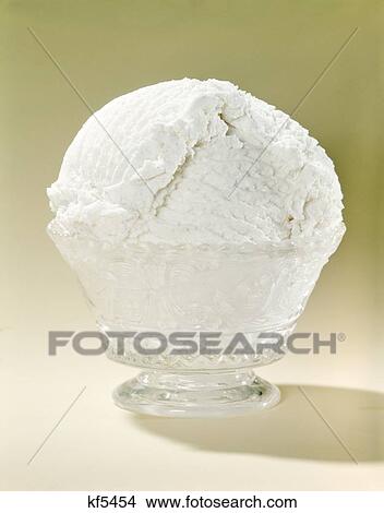 1950S 1960S Dish Of Vanilla Ice Cream View Large Photo Image Picture - 1950S 1960S Dish Of Vanilla Ice Cream. Fotosearch