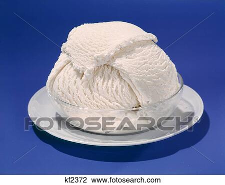 1950S Dish Of Vanilla Ice Cream View Large Photo Image Stock Image - 1950S Dish Of Vanilla Ice Cream. Fotosearch
