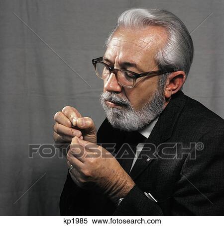 1970S Senior Man Trying To Thread A Sewing Needle View Large Photo Image Stock Photography - 1970S Senior Man Trying To Thread A Sewing Needle . Fotosearch
